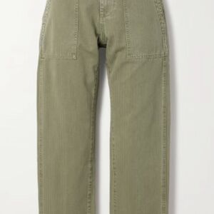 Alex Mill Utility Pant in Herringbone Vintage Olive - Size 4